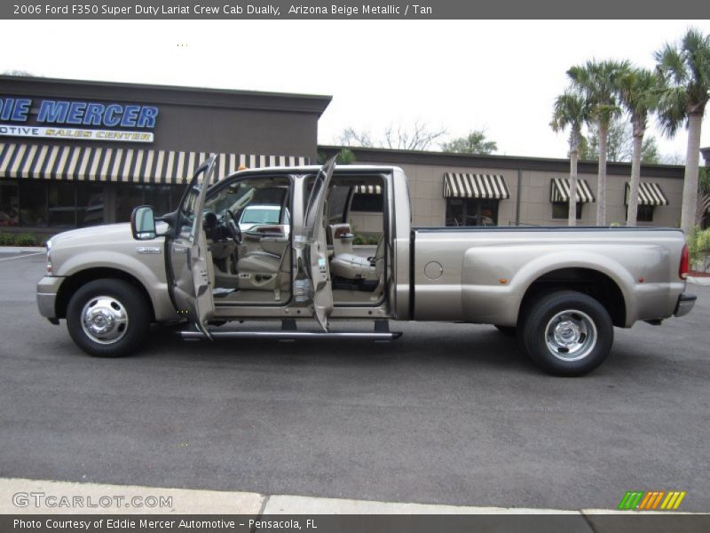 Arizona Beige Metallic / Tan 2006 Ford F350 Super Duty Lariat Crew Cab Dually