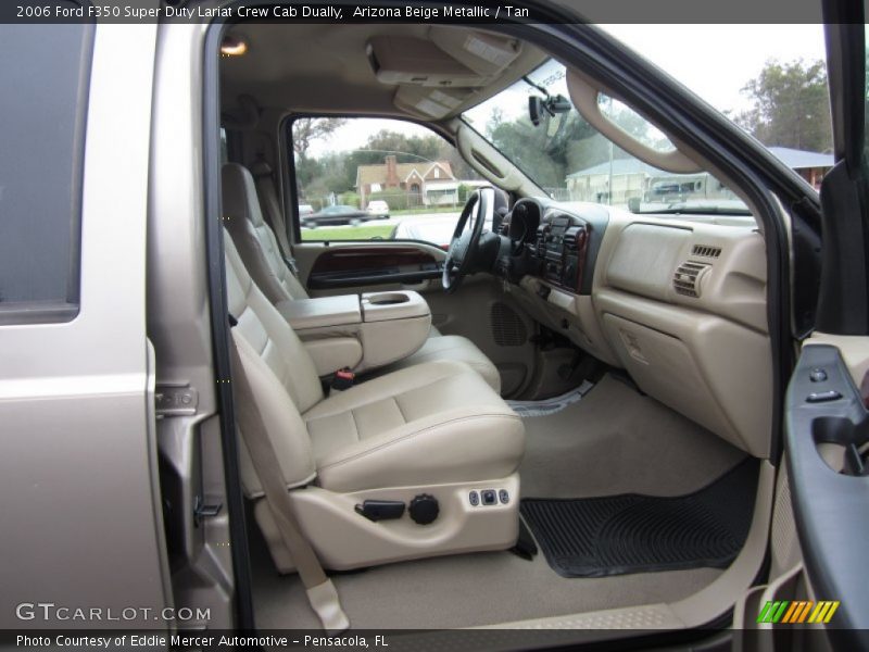 Arizona Beige Metallic / Tan 2006 Ford F350 Super Duty Lariat Crew Cab Dually