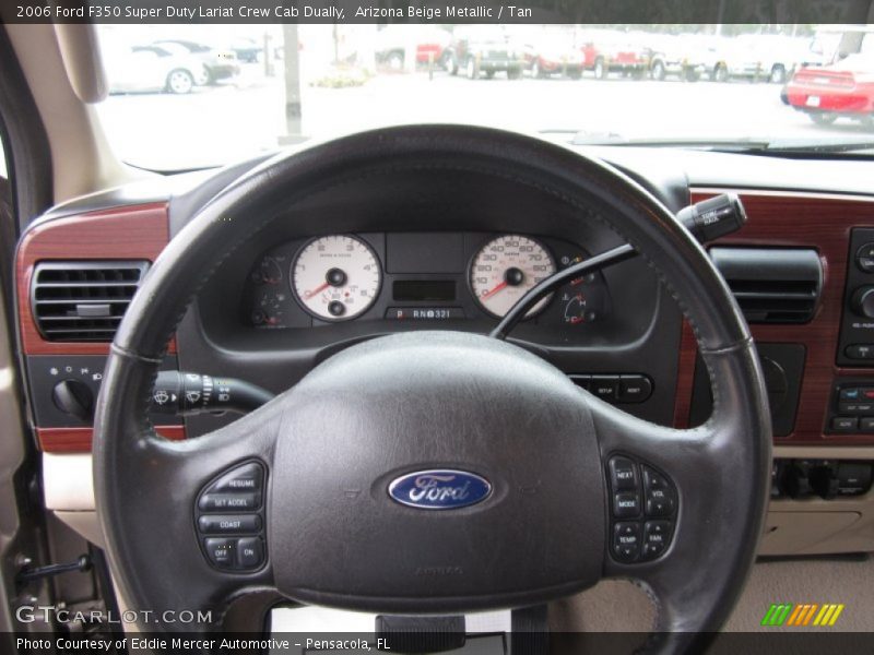 Arizona Beige Metallic / Tan 2006 Ford F350 Super Duty Lariat Crew Cab Dually