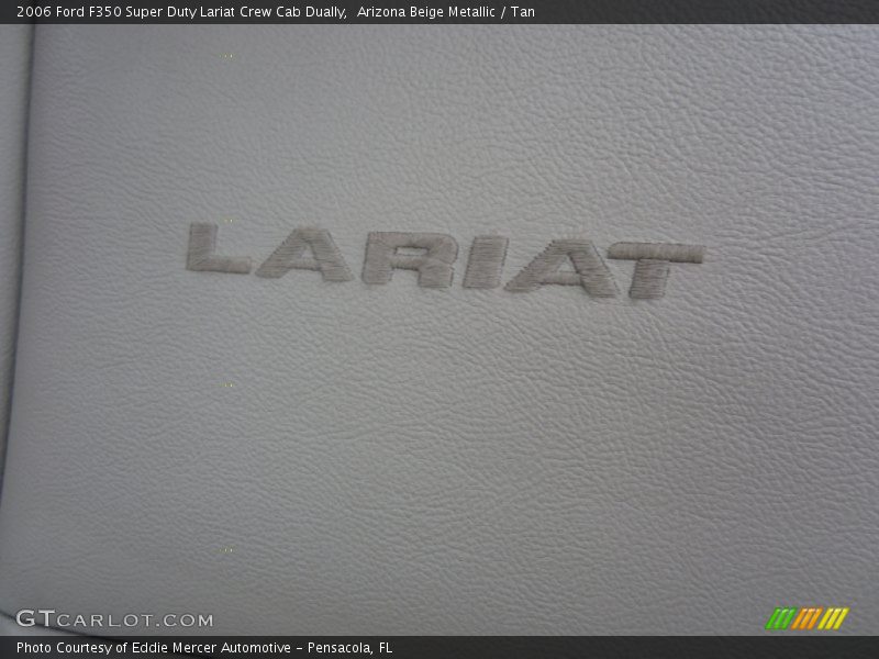Arizona Beige Metallic / Tan 2006 Ford F350 Super Duty Lariat Crew Cab Dually