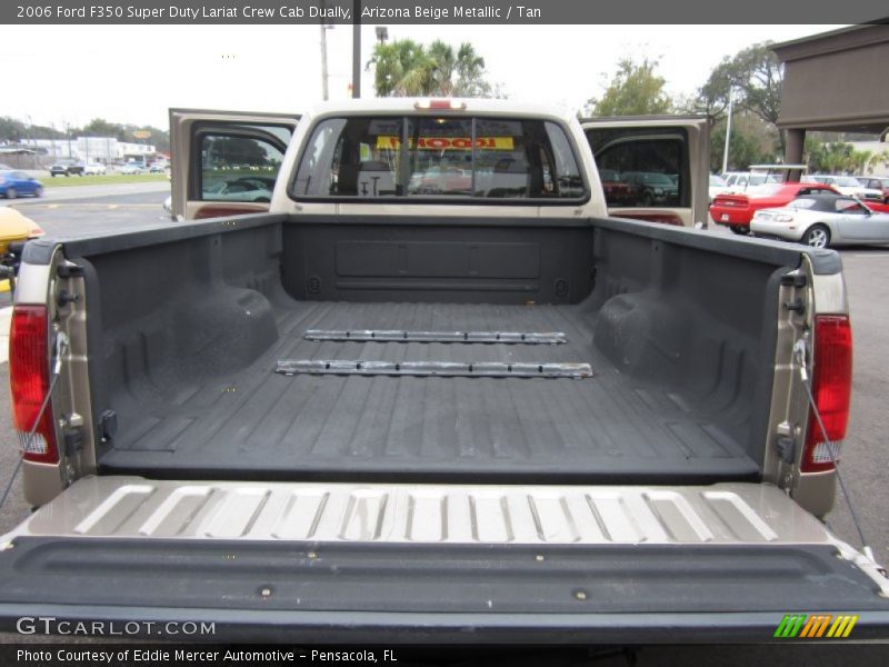 Arizona Beige Metallic / Tan 2006 Ford F350 Super Duty Lariat Crew Cab Dually