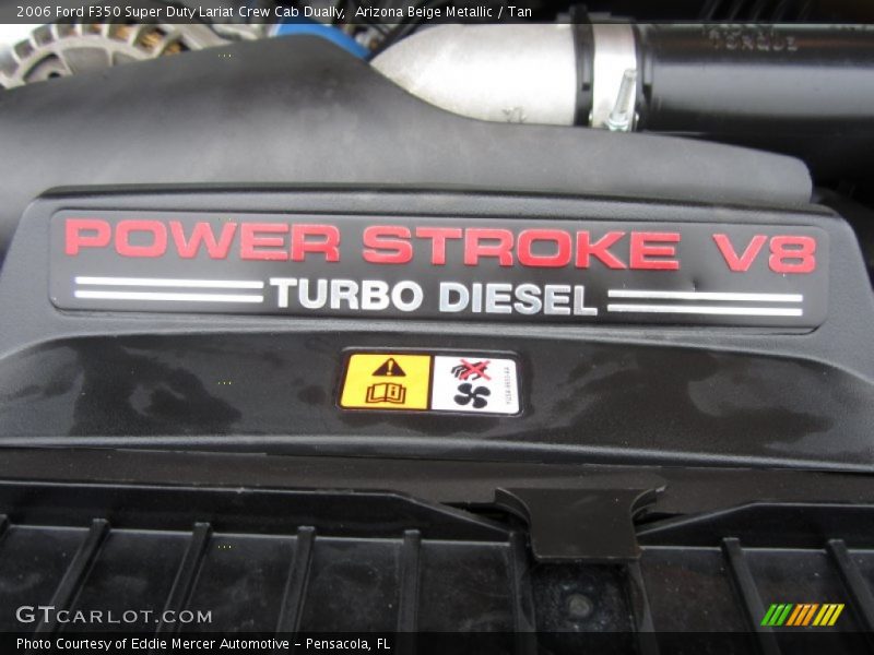 Arizona Beige Metallic / Tan 2006 Ford F350 Super Duty Lariat Crew Cab Dually