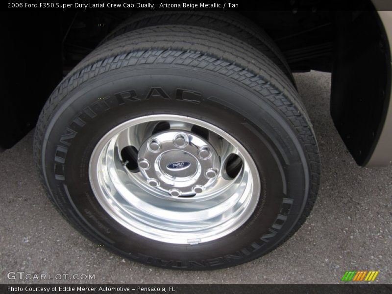 Arizona Beige Metallic / Tan 2006 Ford F350 Super Duty Lariat Crew Cab Dually