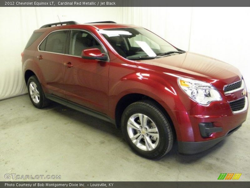Cardinal Red Metallic / Jet Black 2012 Chevrolet Equinox LT