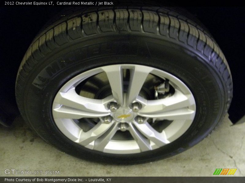 Cardinal Red Metallic / Jet Black 2012 Chevrolet Equinox LT