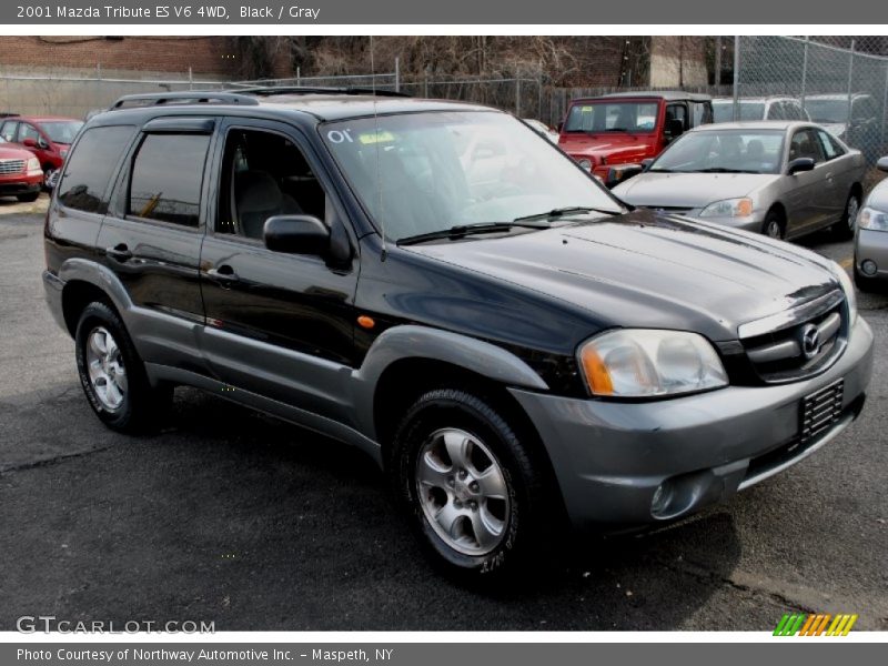 Black / Gray 2001 Mazda Tribute ES V6 4WD