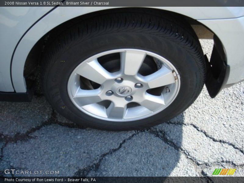 Brilliant Silver / Charcoal 2008 Nissan Versa 1.8 SL Sedan