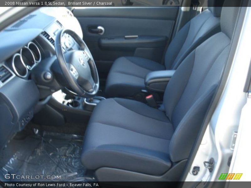 Brilliant Silver / Charcoal 2008 Nissan Versa 1.8 SL Sedan