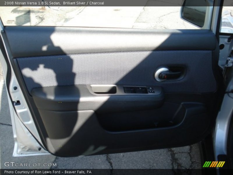Brilliant Silver / Charcoal 2008 Nissan Versa 1.8 SL Sedan
