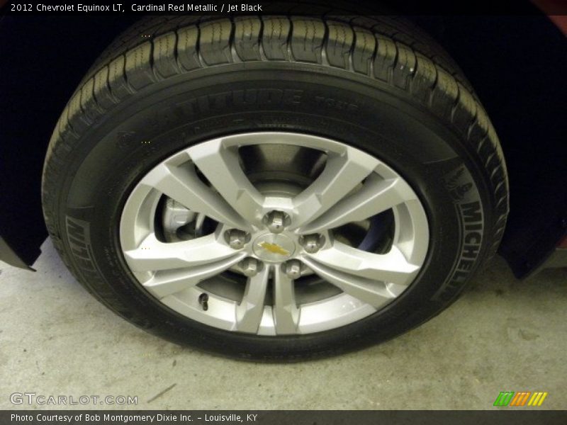 Cardinal Red Metallic / Jet Black 2012 Chevrolet Equinox LT