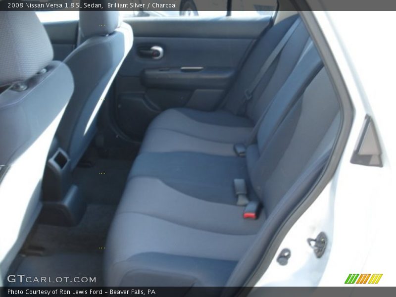 Brilliant Silver / Charcoal 2008 Nissan Versa 1.8 SL Sedan