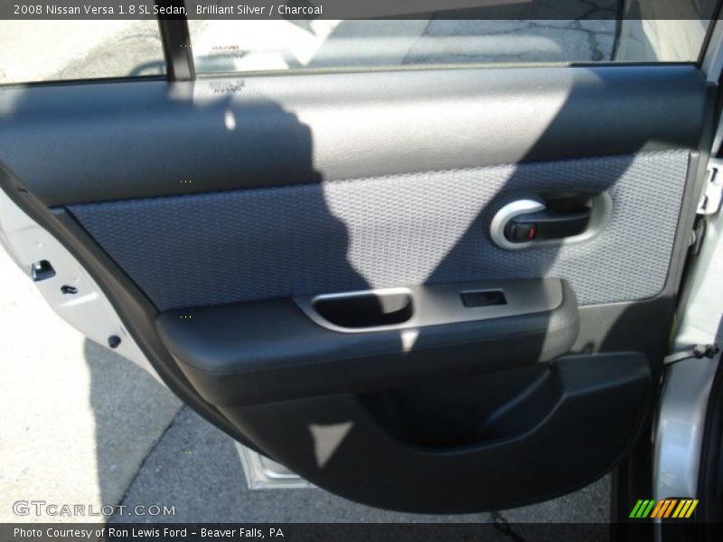 Brilliant Silver / Charcoal 2008 Nissan Versa 1.8 SL Sedan