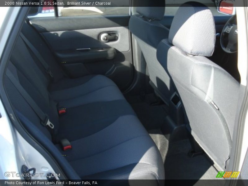 Brilliant Silver / Charcoal 2008 Nissan Versa 1.8 SL Sedan