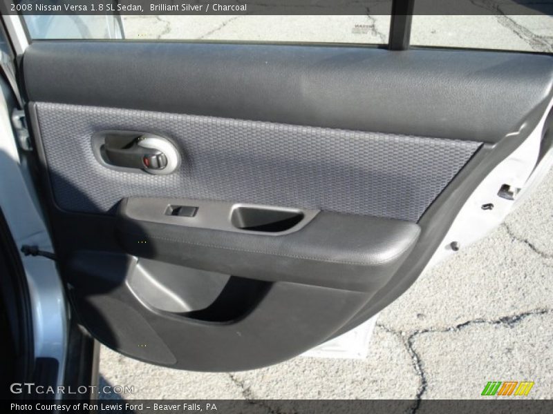 Brilliant Silver / Charcoal 2008 Nissan Versa 1.8 SL Sedan