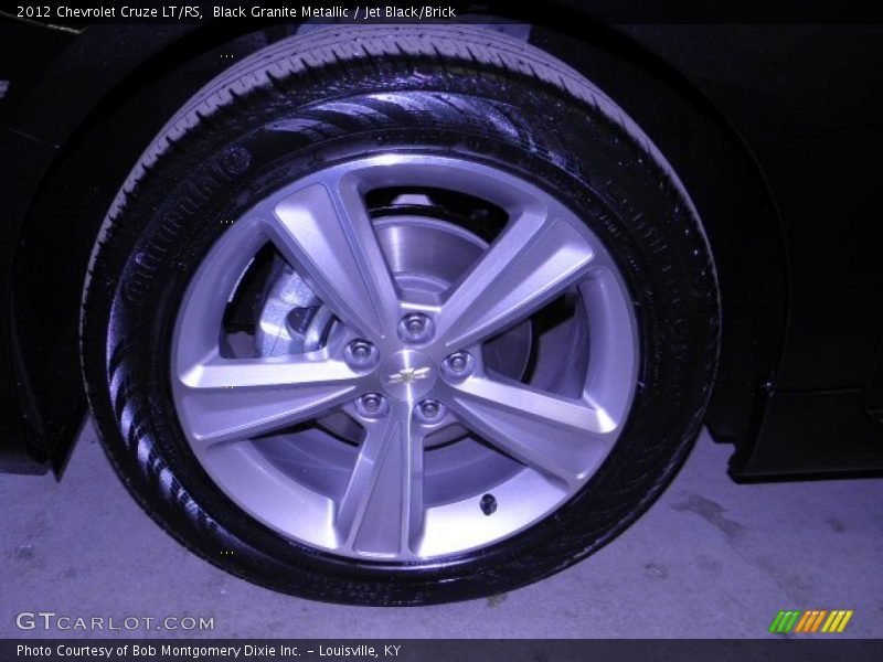 Black Granite Metallic / Jet Black/Brick 2012 Chevrolet Cruze LT/RS