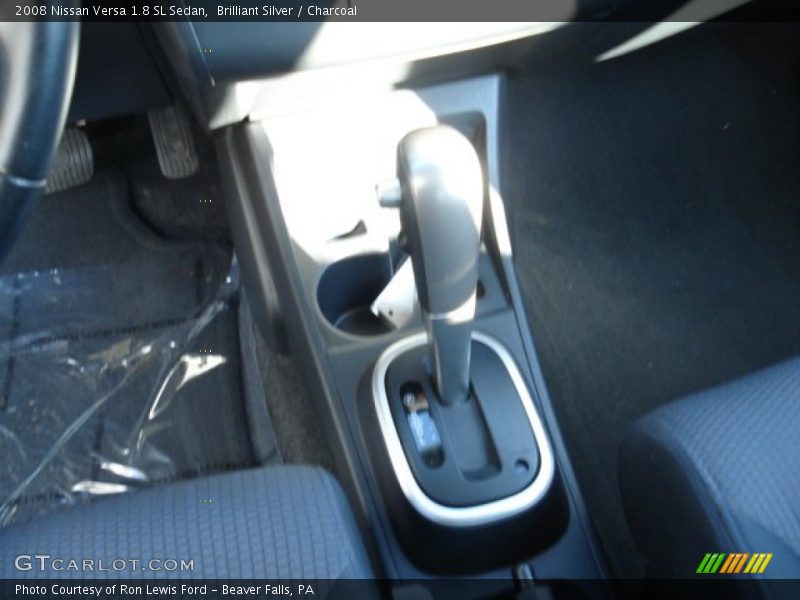 Brilliant Silver / Charcoal 2008 Nissan Versa 1.8 SL Sedan