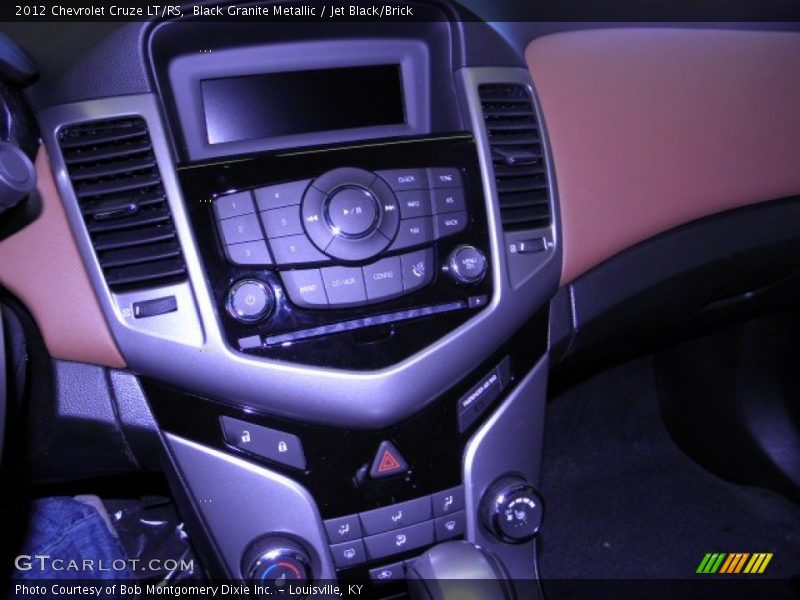 Black Granite Metallic / Jet Black/Brick 2012 Chevrolet Cruze LT/RS