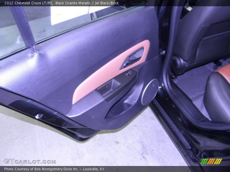 Black Granite Metallic / Jet Black/Brick 2012 Chevrolet Cruze LT/RS