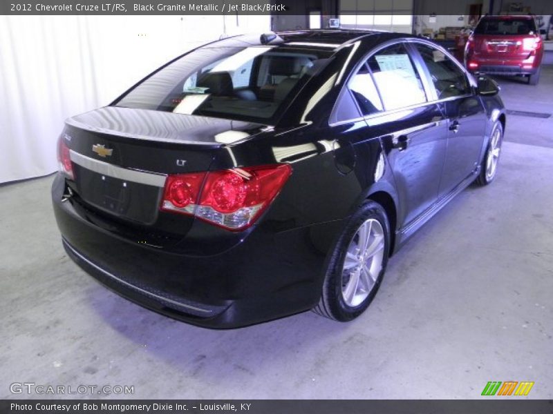 Black Granite Metallic / Jet Black/Brick 2012 Chevrolet Cruze LT/RS