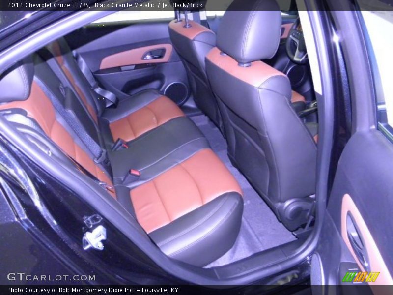 Black Granite Metallic / Jet Black/Brick 2012 Chevrolet Cruze LT/RS