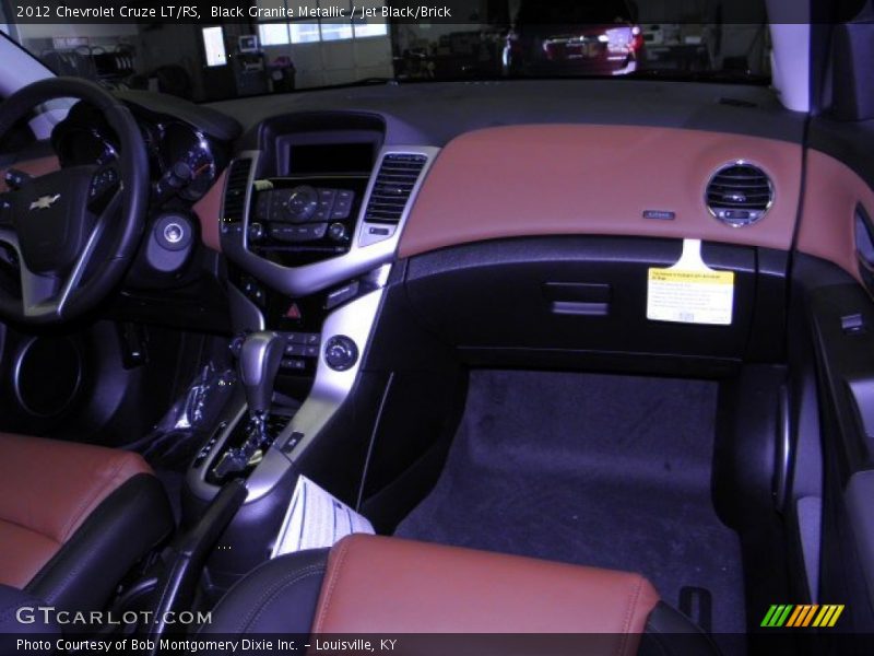 Black Granite Metallic / Jet Black/Brick 2012 Chevrolet Cruze LT/RS