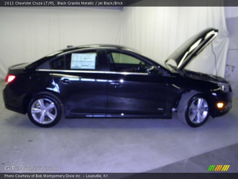 Black Granite Metallic / Jet Black/Brick 2012 Chevrolet Cruze LT/RS
