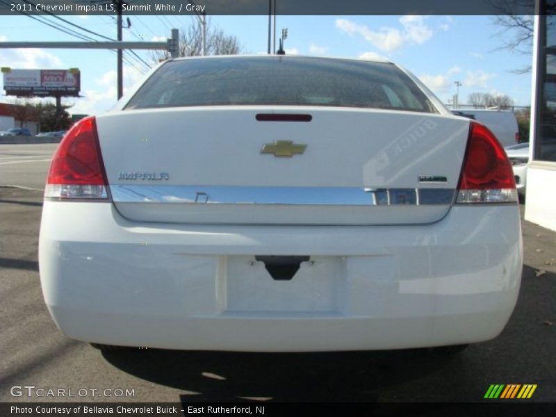 Summit White / Gray 2011 Chevrolet Impala LS