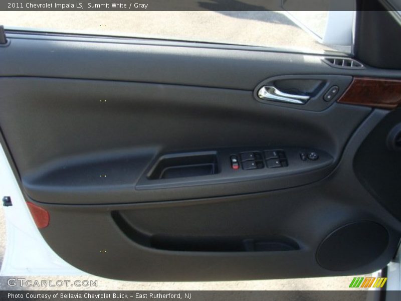 Summit White / Gray 2011 Chevrolet Impala LS
