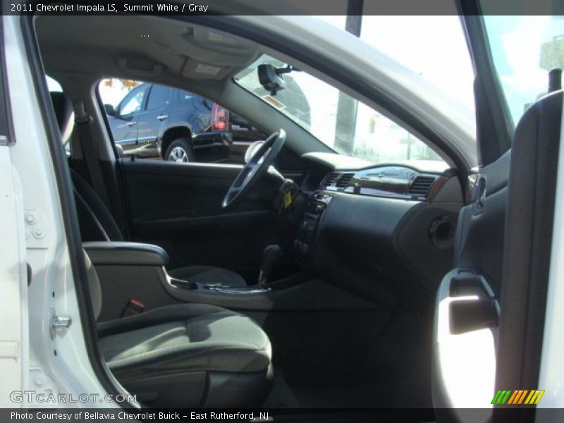 Summit White / Gray 2011 Chevrolet Impala LS