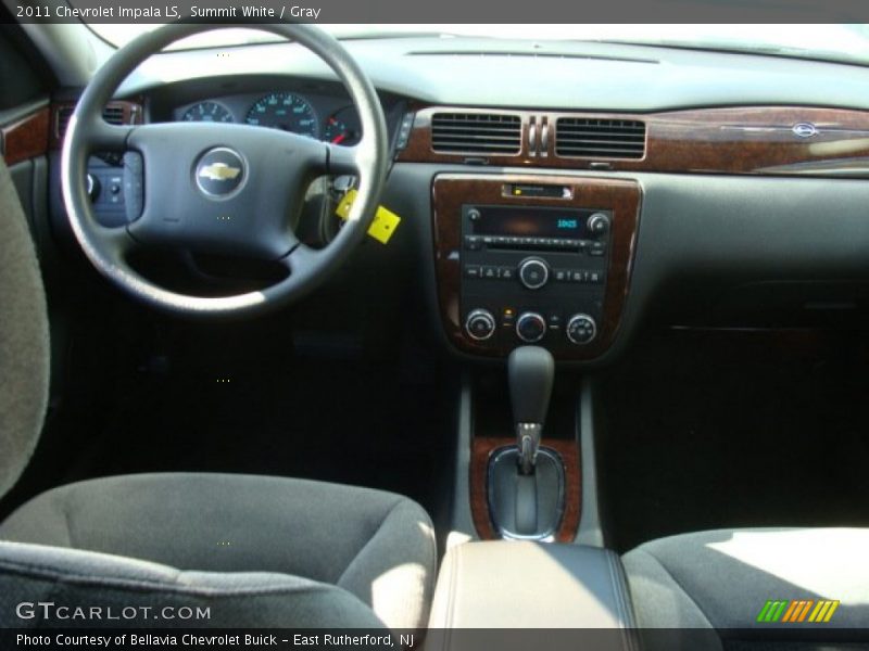 Summit White / Gray 2011 Chevrolet Impala LS