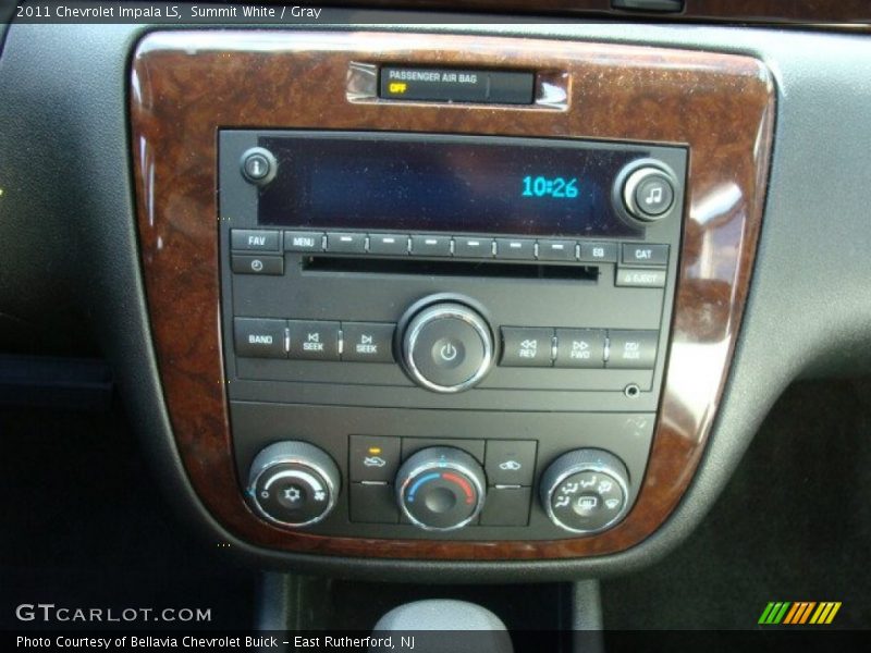 Summit White / Gray 2011 Chevrolet Impala LS