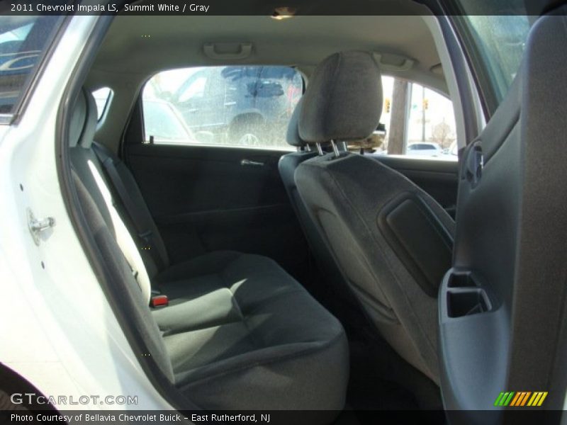 Summit White / Gray 2011 Chevrolet Impala LS