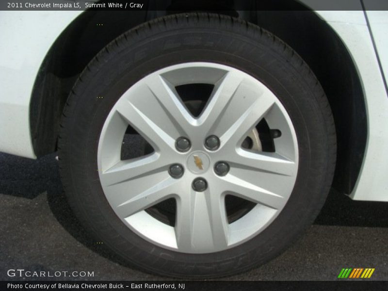 Summit White / Gray 2011 Chevrolet Impala LS