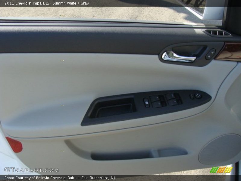 Summit White / Gray 2011 Chevrolet Impala LS