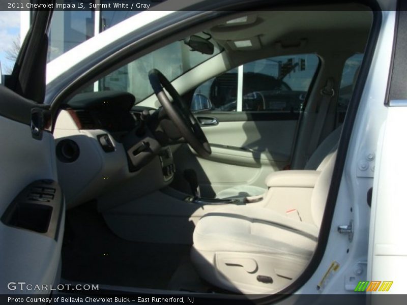 Summit White / Gray 2011 Chevrolet Impala LS