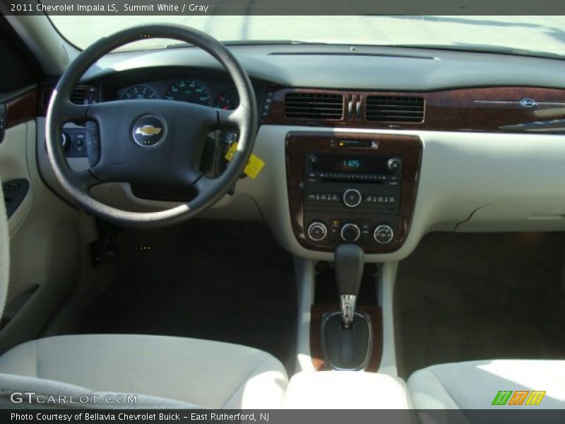 Summit White / Gray 2011 Chevrolet Impala LS