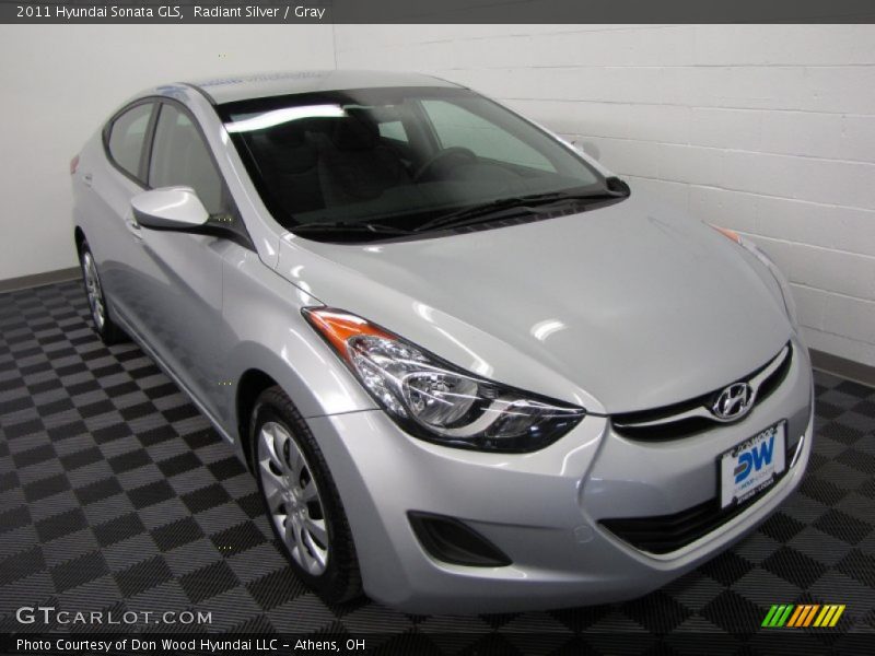 Radiant Silver / Gray 2011 Hyundai Sonata GLS