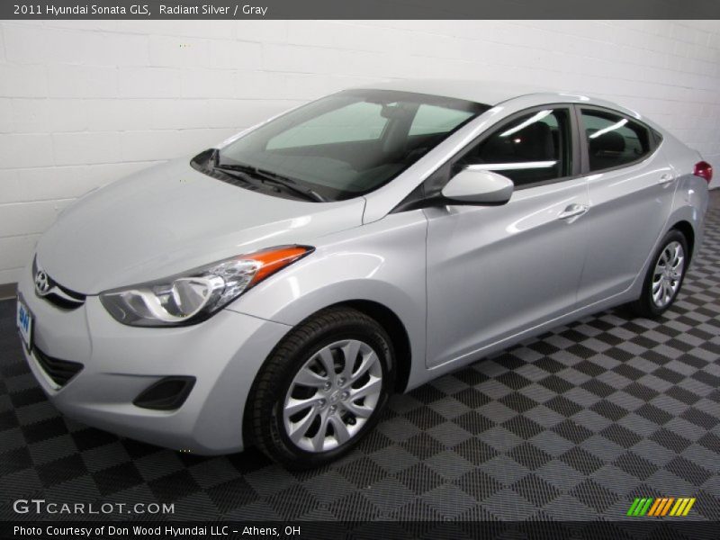 Radiant Silver / Gray 2011 Hyundai Sonata GLS