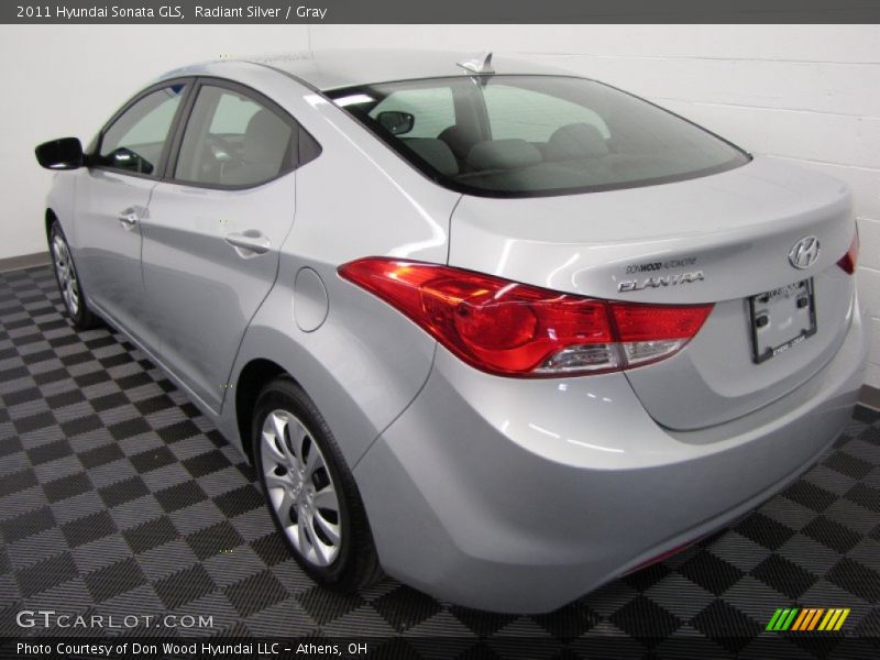 Radiant Silver / Gray 2011 Hyundai Sonata GLS