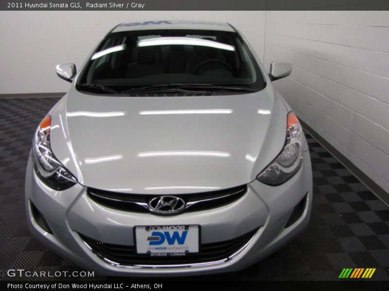 Radiant Silver / Gray 2011 Hyundai Sonata GLS