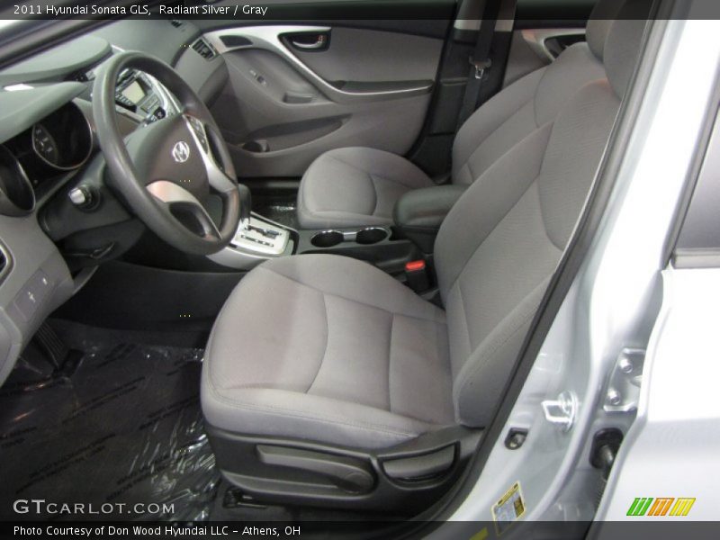 Radiant Silver / Gray 2011 Hyundai Sonata GLS