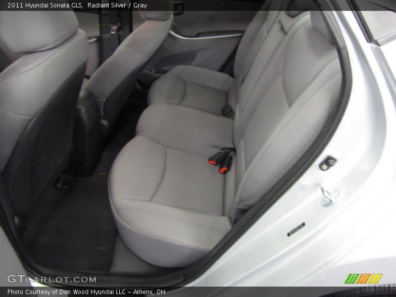 Radiant Silver / Gray 2011 Hyundai Sonata GLS