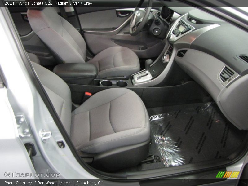 Radiant Silver / Gray 2011 Hyundai Sonata GLS