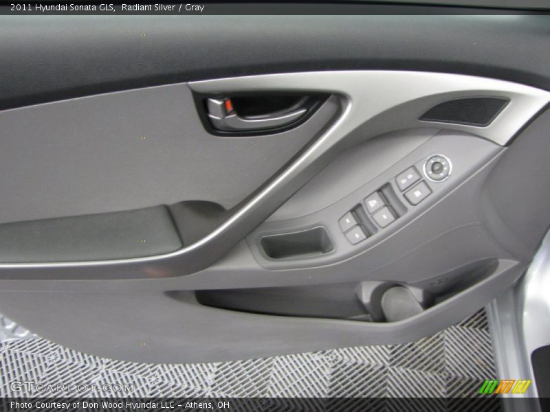 Radiant Silver / Gray 2011 Hyundai Sonata GLS