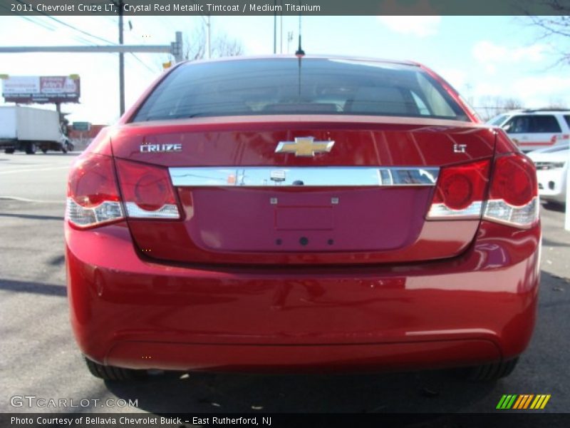 Crystal Red Metallic Tintcoat / Medium Titanium 2011 Chevrolet Cruze LT