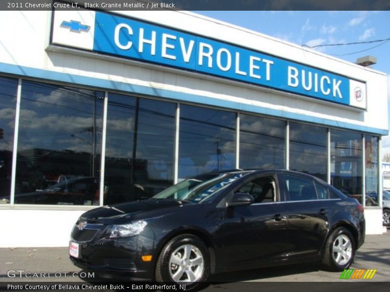 Black Granite Metallic / Jet Black 2011 Chevrolet Cruze LT