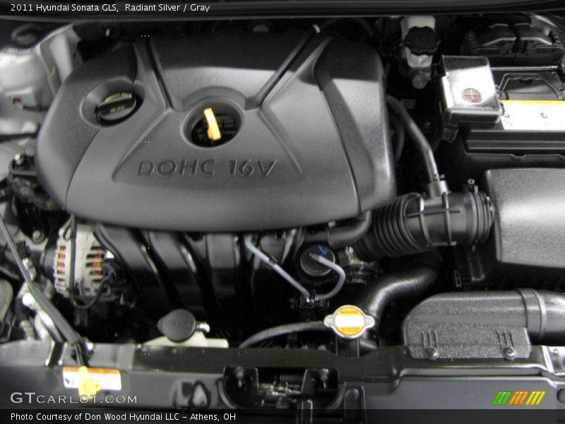 Radiant Silver / Gray 2011 Hyundai Sonata GLS