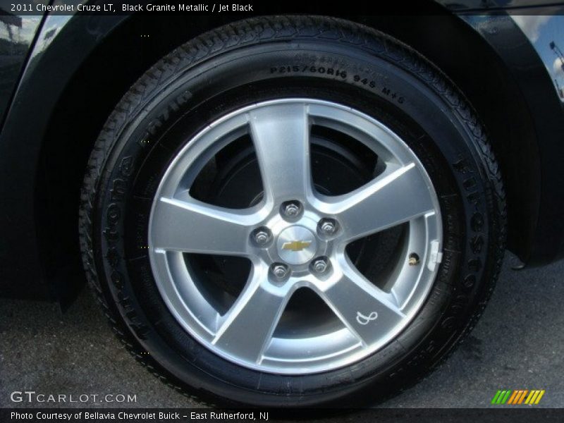 Black Granite Metallic / Jet Black 2011 Chevrolet Cruze LT