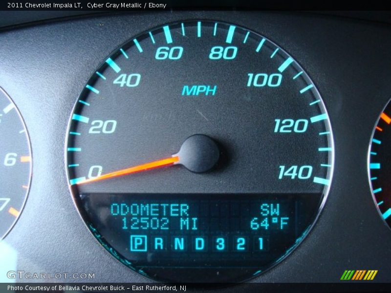 Cyber Gray Metallic / Ebony 2011 Chevrolet Impala LT