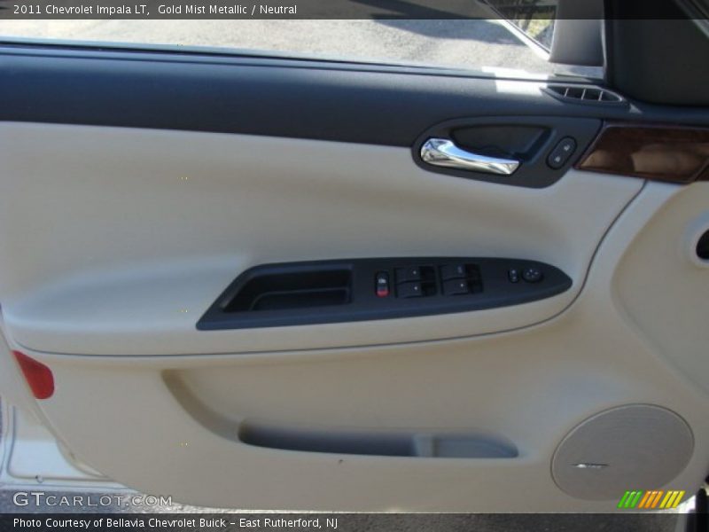 Gold Mist Metallic / Neutral 2011 Chevrolet Impala LT